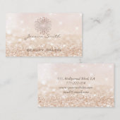 Carte De Visite Professionnel glamour moderne élégant livre (Devant / Derrière)