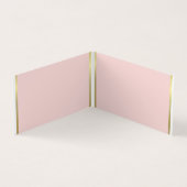 Carte De Visite Professionnel Gold Blush White Modèle (Intérieur)