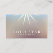 Carte de visite professionnel Gold Star (Devant)