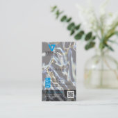 Carte de visite professionnel Graphic Designer (Debout devant)