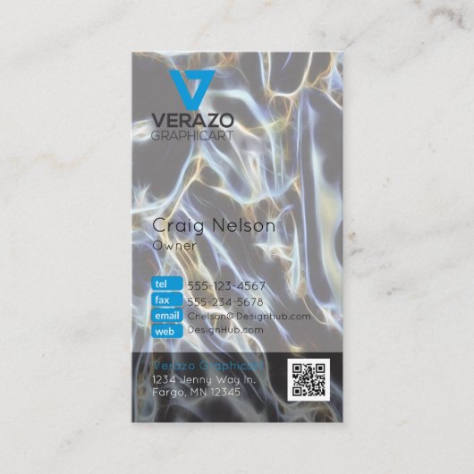 Carte de visite professionnel Graphic Designer (Devant)