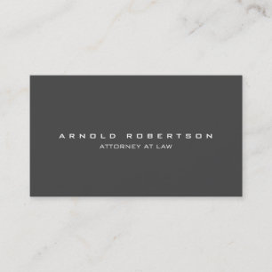 Carte de visite professionnel gris créatif clair