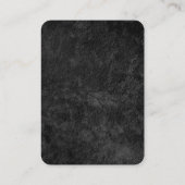 Carte De Visite Professionnel Gris Rouge Moderne Élégant (Dos)