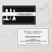 Carte De Visite Professionnel Handyman Réparation à domicile Busin (Devant / Derrière)