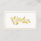 Carte De Visite Professionnel Handyman Réparation à domicile Busin (Devant)