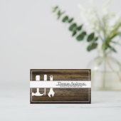 Carte De Visite Professionnel Handyman Réparation à domicile Busin (Debout devant)