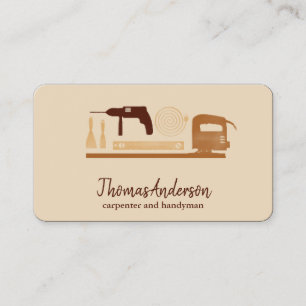 Carte De Visite Professionnel Homme à Tout Faire Réparation de Mai