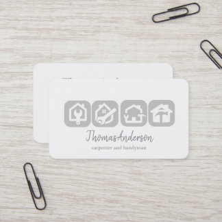 Carte De Visite Professionnel Homme à Tout Faire Réparation de Mai