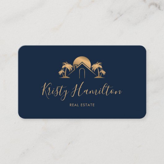 Carte De Visite professionnel immobilier côtier code QR (Devant)