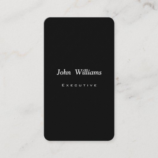 Carte De Visite Professionnel indépendant indépendants noir (Devant)