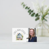 Carte De Visite Professionnel Je Vends Immobilier (Debout devant)