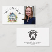 Carte De Visite Professionnel Je Vends Immobilier (Devant / Derrière)
