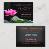 Carte De Visite Professionnel joyeux et joyeux, joyeux et joyeux f (Devant / Derrière)