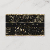 Carte de visite professionnel Luxury Gold Parties  (Devant)