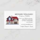 Carte De Visite Professionnel Maison Services d'aidants profession (Devant)