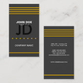 Carte De Visite Professionnel/mandataire (Devant / Derrière)