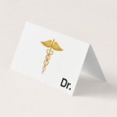 Carte de visite professionnel Médicale (Dos)