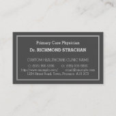 Carte de visite professionnel Médicale simple (Devant)