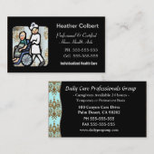 Carte De Visite Professionnel mignon de travailleur social (Devant / Derrière)