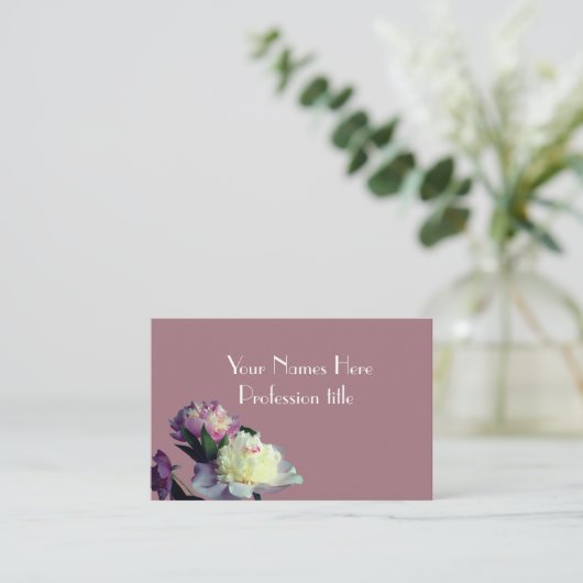 Carte de visite professionnel minimal (Debout devant)