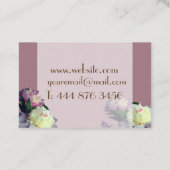 Carte de visite professionnel minimal (Dos)