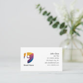 Carte De Visite Professionnel Minimal Simple Moderne (Debout devant)