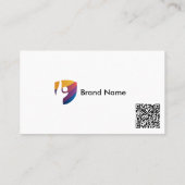 Carte De Visite Professionnel Minimal Simple Moderne (Dos)