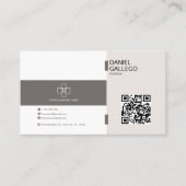 Carte de visite professionnel minimaliste (Devant)