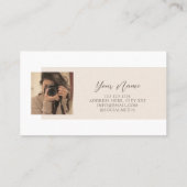 Carte De Visite Professionnel minimaliste Boho (Dos)