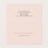 Carte De Visite Professionnel minimaliste élégant (Extérieur déplié)