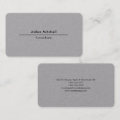 Carte De Visite Professionnel minimaliste élégant (Devant / Derrière)