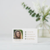 Carte De Visite Professionnel minimaliste moderne (Debout devant)