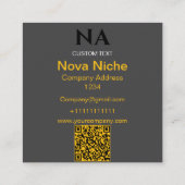 Carte de visite professionnel minimaliste moderne (Dos)