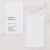 Carte De Visite Professionnel minimaliste moderne (Devant / Derrière)