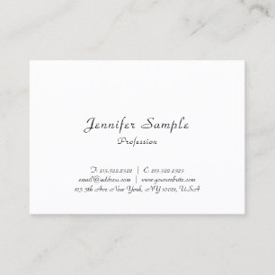 Carte De Visite Professionnel minimaliste moderne Élégant Modèle
