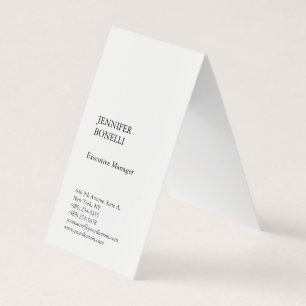 Carte De Visite Professionnel minimaliste moderne tendance