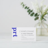 Carte De Visite professionnel moderne (Debout devant)