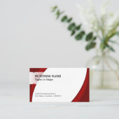 Carte De Visite Professionnel moderne (Debout devant)