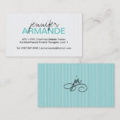 Carte de visite professionnel moderne (Devant / Derrière)