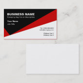 Carte de visite professionnel moderne (Devant / Derrière)