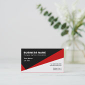 Carte de visite professionnel moderne (Debout devant)