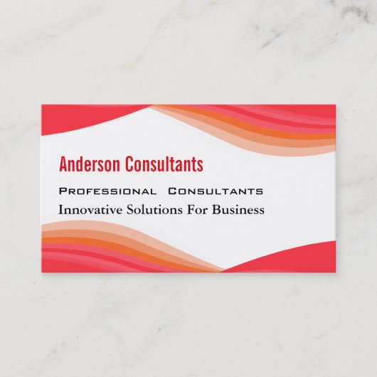 Carte De Visite Professionnel moderne (Devant)