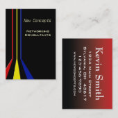 Carte De Visite Professionnel moderne (Devant / Derrière)