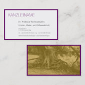 Carte De Visite professionnel moderne (Devant / Derrière)