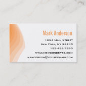 Carte De Visite Professionnel moderne (Dos)