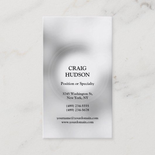 Carte de visite professionnel moderne (Devant)