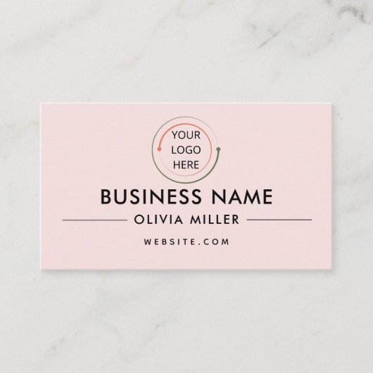 Carte de visite professionnel moderne avec code QR (Devant)