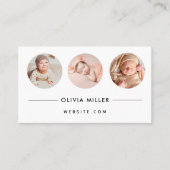 Carte de visite professionnel moderne avec code QR (Devant)