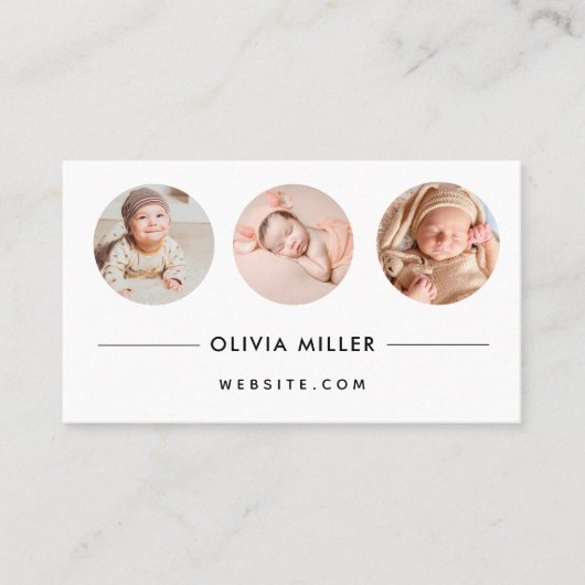 Carte de visite professionnel moderne avec code QR (Devant)