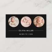 Carte de visite professionnel moderne avec code QR (Devant)